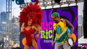 Performers at Florida State Fairgrounds Rico Rico.